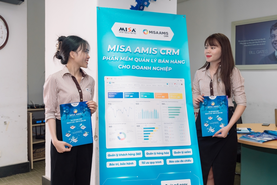 Ứng dụng phần mềm quản lý khách hàng MISA AMIS CRM được cho là phương pháp hiệu quả đang được 12.000 doanh nghiệp khắp cả nước ứng dụng